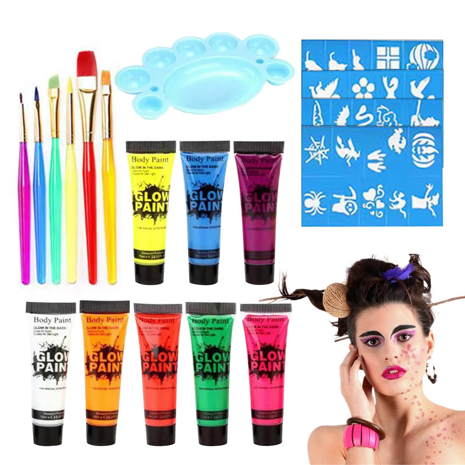 Amazon.co.jp: グローフェイスボディペイントセット - 大人と子供の