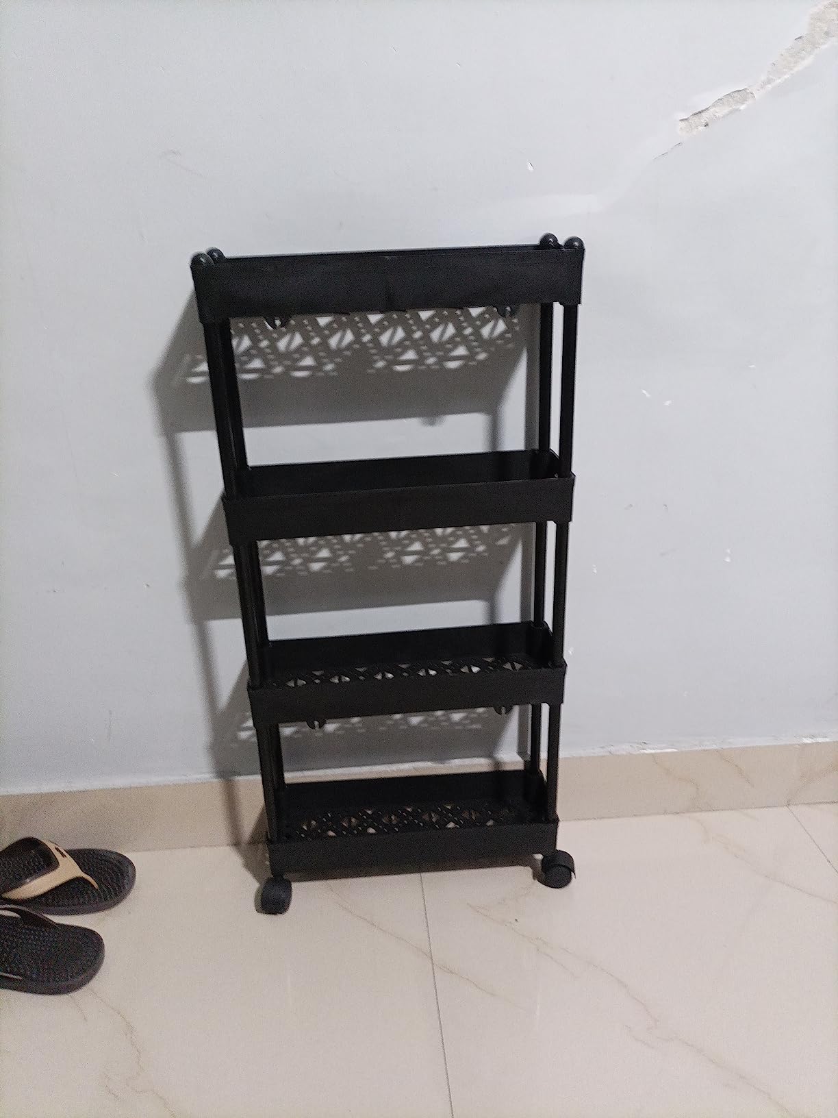 Rollyware ROLLYWARE Premium Shelves Metallic Steel Sleek Multipurpose Storage ...