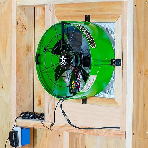 Miniatura 4 de QuietCool AFG SLR-40 Ventilador solar para ventilación a dos aguas, panel ajustable de 40 vatios, inversor de CA/CC incluido para tiempo de