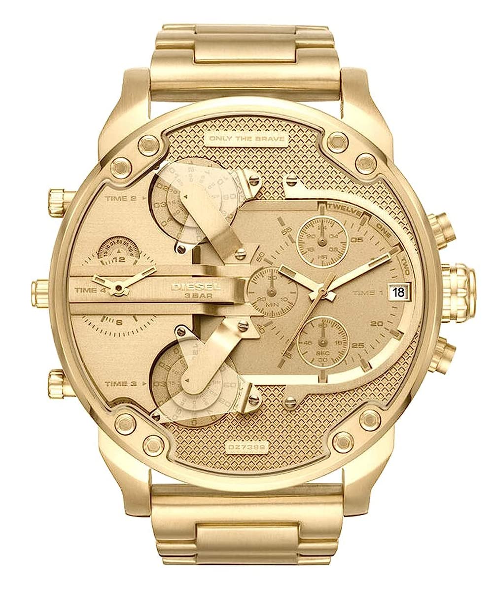 DZ7399 Mr. Daddy 2.0 Chronograph Quartz Gold Dial Mens Watch (B0C2VHBW7S) Amazon Price History, Amazon Price Tracker
