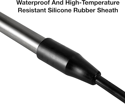 Miniatura 6 de GRILLME Calentador de agua de inmersión eléctrico portátil de titanio de 1500 W, calentador de agua de cubo, calentador de agua de mar para pecera,