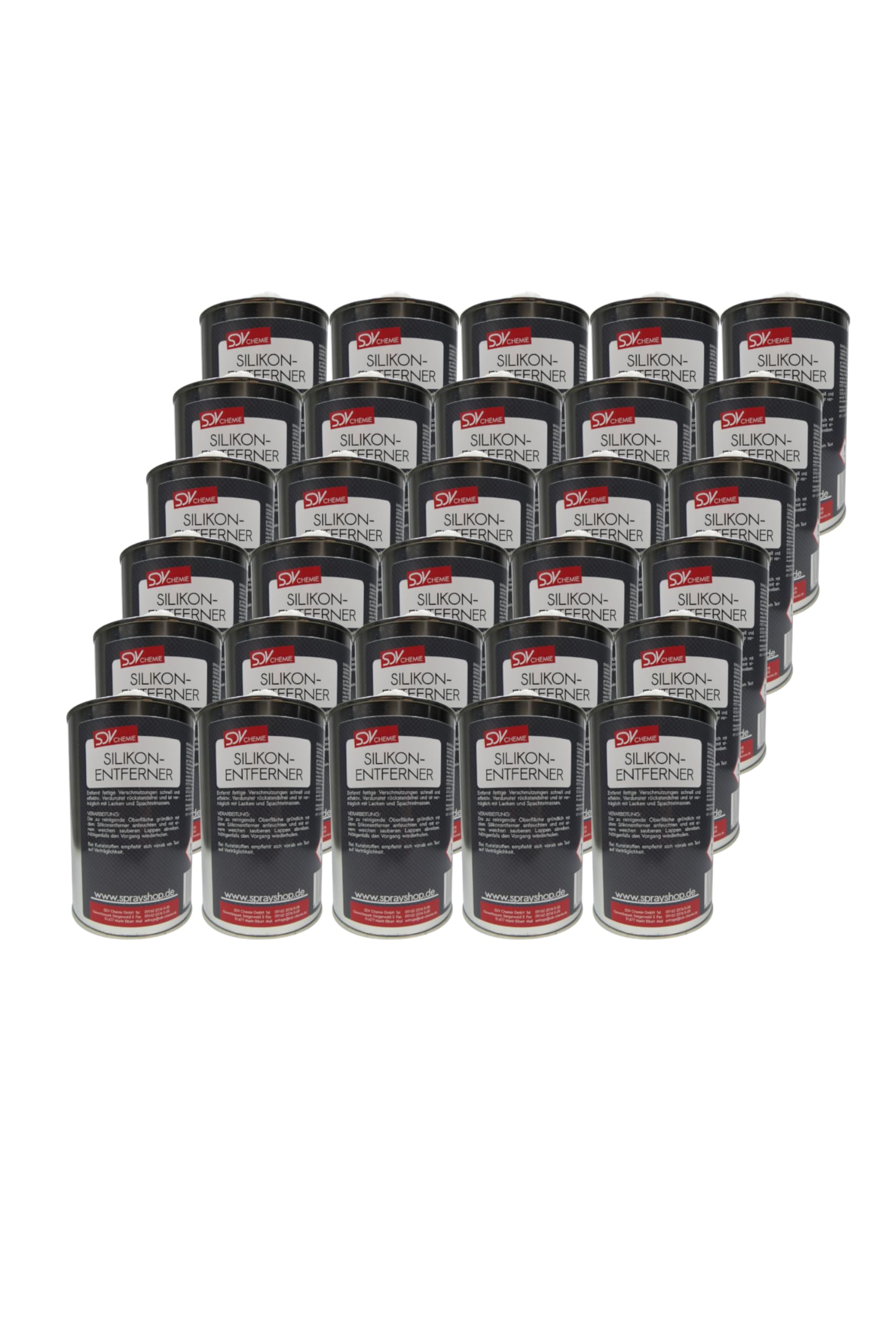 SDV Chemie Silikonentferner 30x 1 Liter für Autolack Lackierer Siliconentferner 30L Cleaner