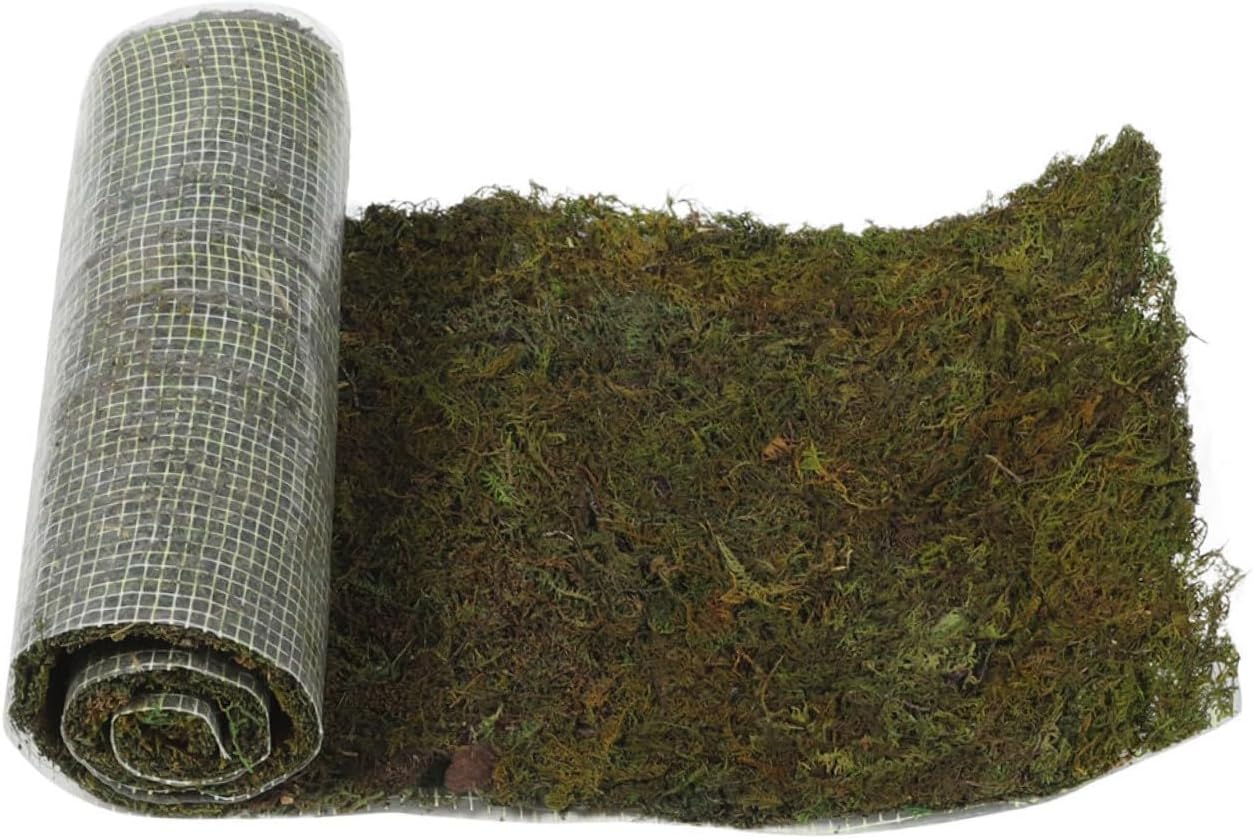 Faux Moss for Terrarium Decor Realistic Artificial Grass for Fish Tank Background Easy to Install Turf Mat for Crafting Greenery