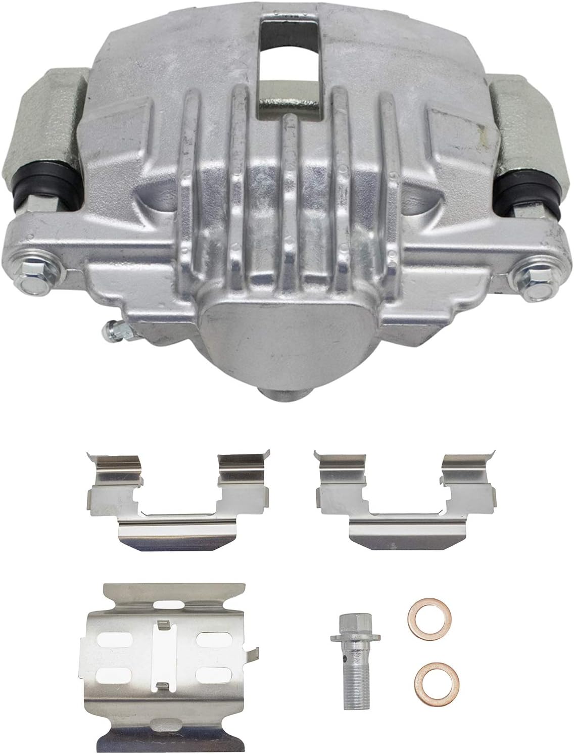 TRQ Rear Left Right Brake Caliper w/Bracket Driver Passenger Side Compatible with 1997-2005 Chevrolet Blazer 1998-2004 S10 1998-2001 GMC Jimmy Sonoma 1998-2000 Isuzu Hombre Oldsmobile Bravada