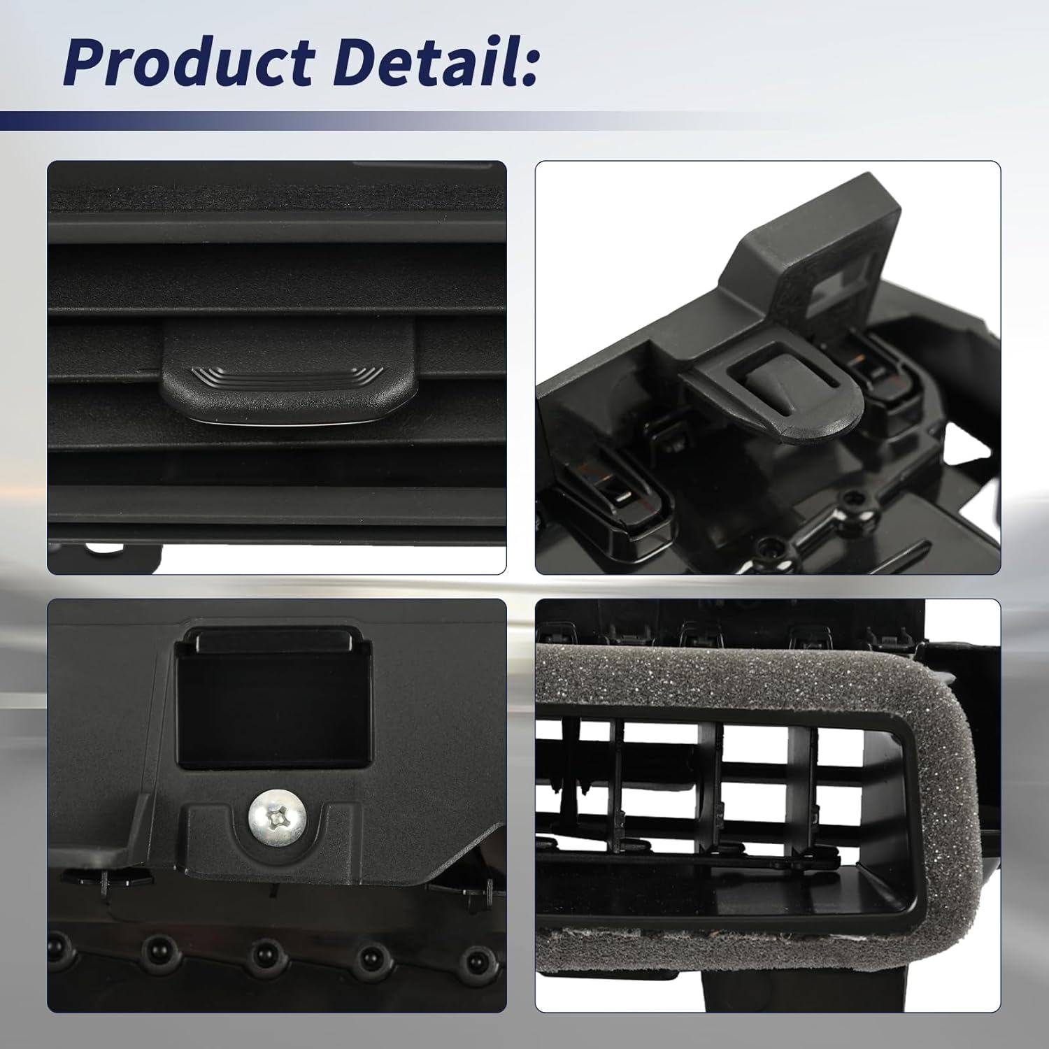Right Front Dashboard Air Outlet A/C Vent 68760-6CA0A Compatible with Nissan Altima 2.0L 2.5L 2019-2024 Air Conditioner Outlet Vent (RH)
