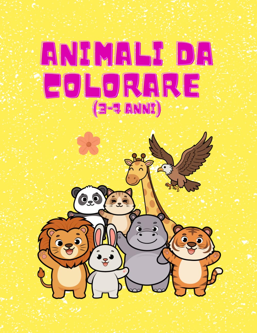 Animali da colorare: Libro per bambini età 3-6