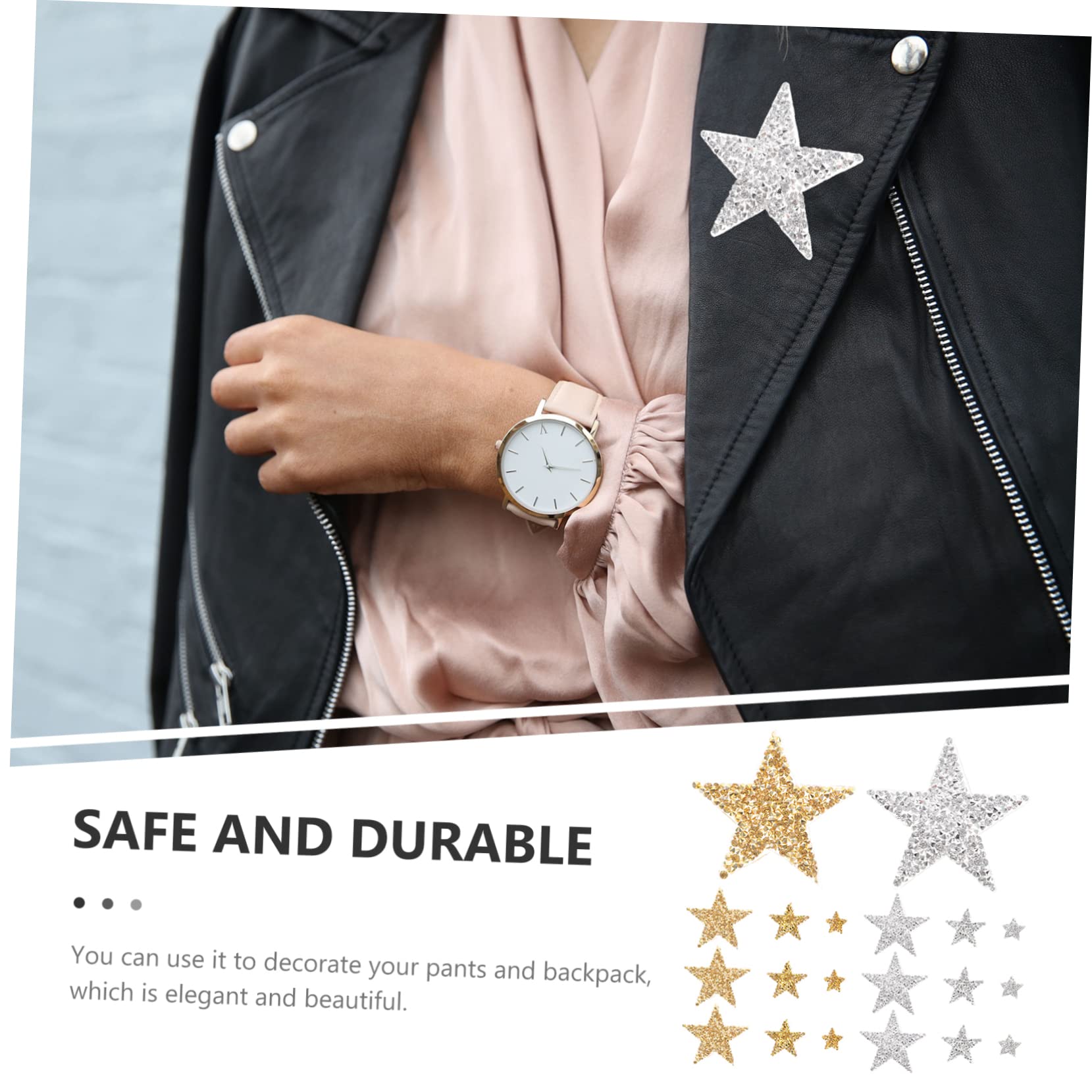 TEHAUX 120pezzi Patches Per Riparazione e Decorazione Abbigliamento Borse e Accessori Termoadesivi Per Artigianali