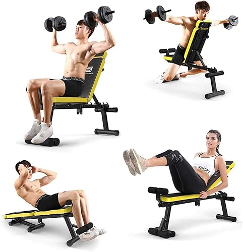 Miniatura 2 de Banco de pesas ajustable, ajustable, banco de mancuernas de fitness, banco de levantamiento de pesas, banco de abdominales, taburete de mancuernas