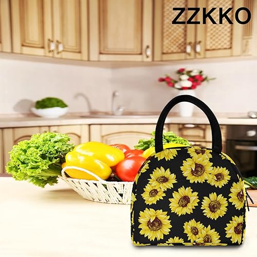 Miniatura 6 de ZZKKO Lonchera para perros y cachorros, organizador de almuerzo, contenedor aislado con cremallera, para preparación de comidas, bolso para mujeres,