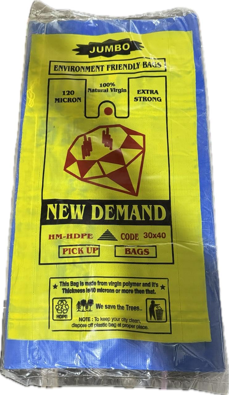 ECOPOLY Garbage Bags Large Jumbo Size Garbage Dustbin Bags For Packing Large 30 X 40 Inches Jumbo 75 L Garbage Bag For Packaging,Dustbin,Biodegradable,Blue,15 Piece (B0C4965HRZ) Amazon Price History, Amazon Price Tracker