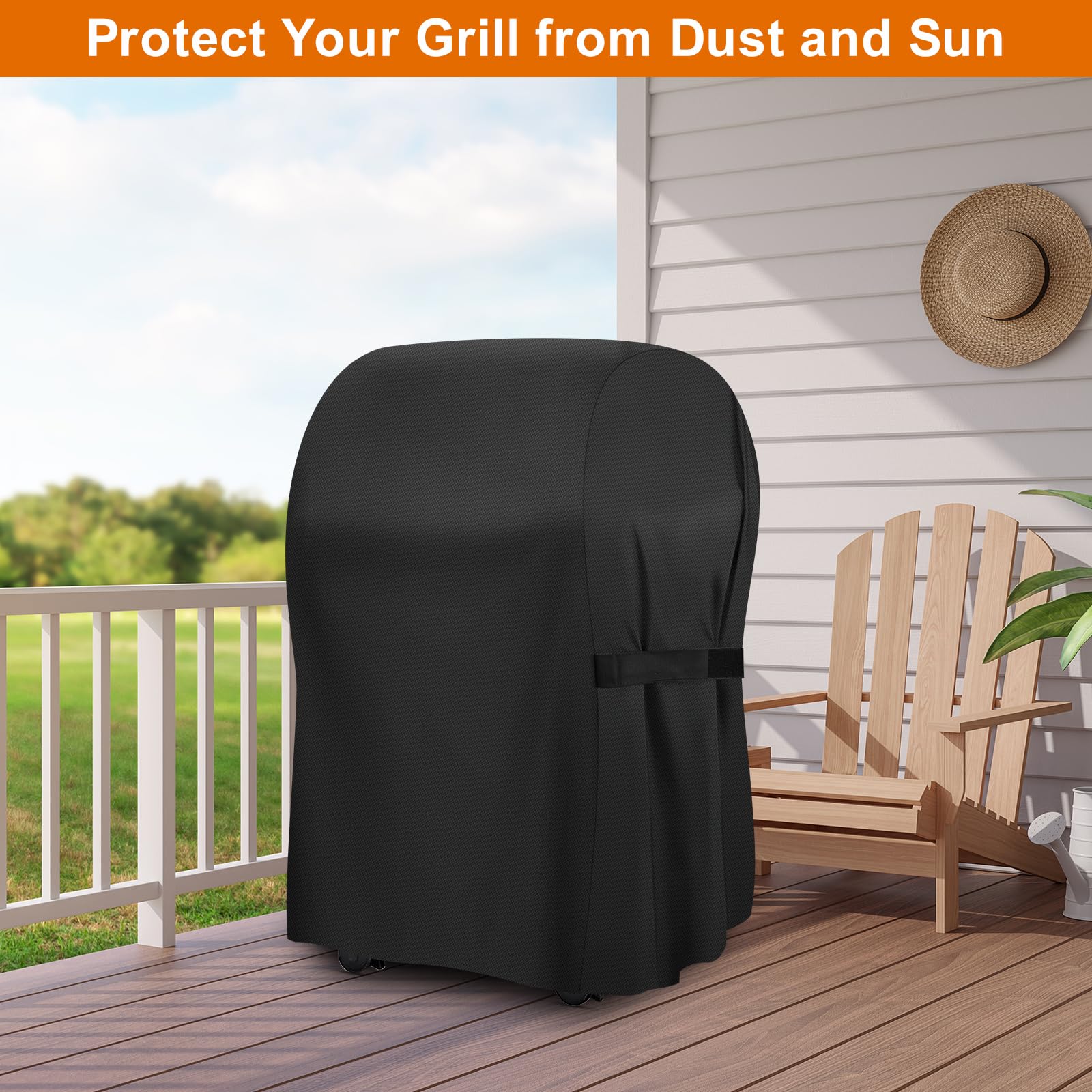 Cubierta Premium Para Barbacoa - Impermeable, 80x115x65 Cm, Compatible Con Weber Spirit Y Otras Marcas