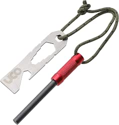 UCO Survival Fire Striker with Tether and Multitool
