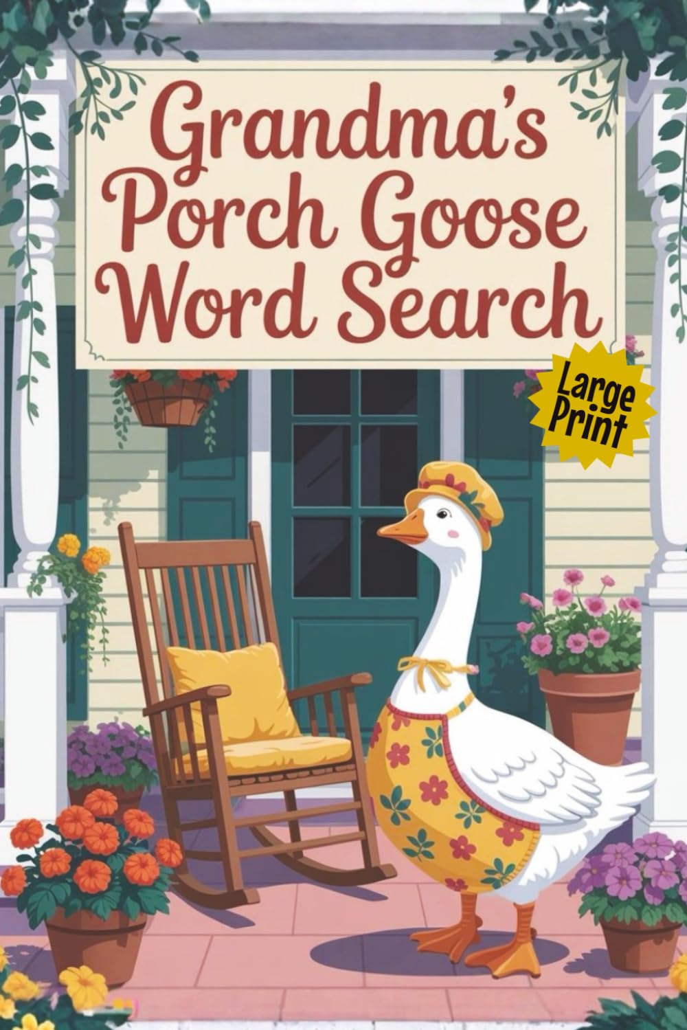 Grandma's Porch Goose Word Search Large Print: Cozy Large-Print Word Searches Inspired by the Classic Porch Goose