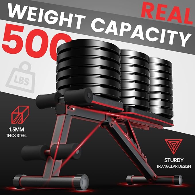 Constructed with heavy-duty steel, the PASYOU weight bench ensures durability and stability during exercise sessions. Its robust design can support a significant amount of weight, providing a safe environment for lifting. Additionally, the seat and backrest are padded with high-density foam for enhanced comfort and support, reducing the risk of strain or discomfort during workouts. The bench is also equipped with a folding mechanism, making it easy to store when not in use, which is a valuable feature for home gym setups with limited space.