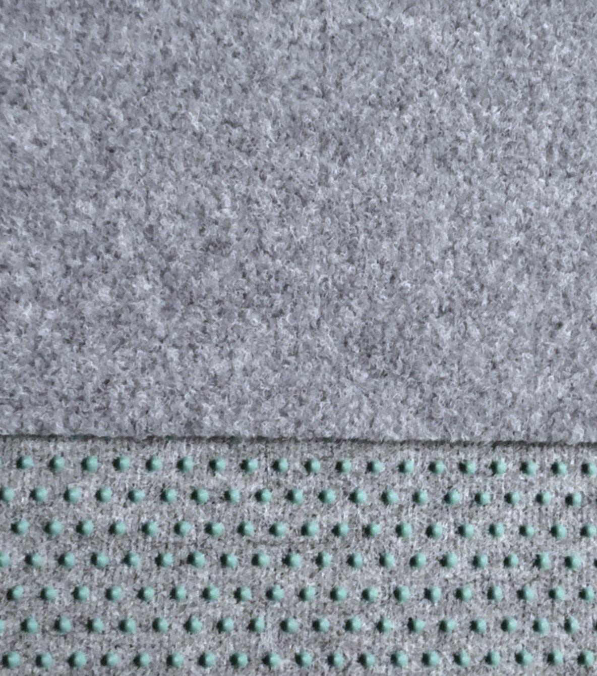 Kunstrasen, Rasenteppich,150 cm Breite Farbe hellgrau (750 x 150 cm)