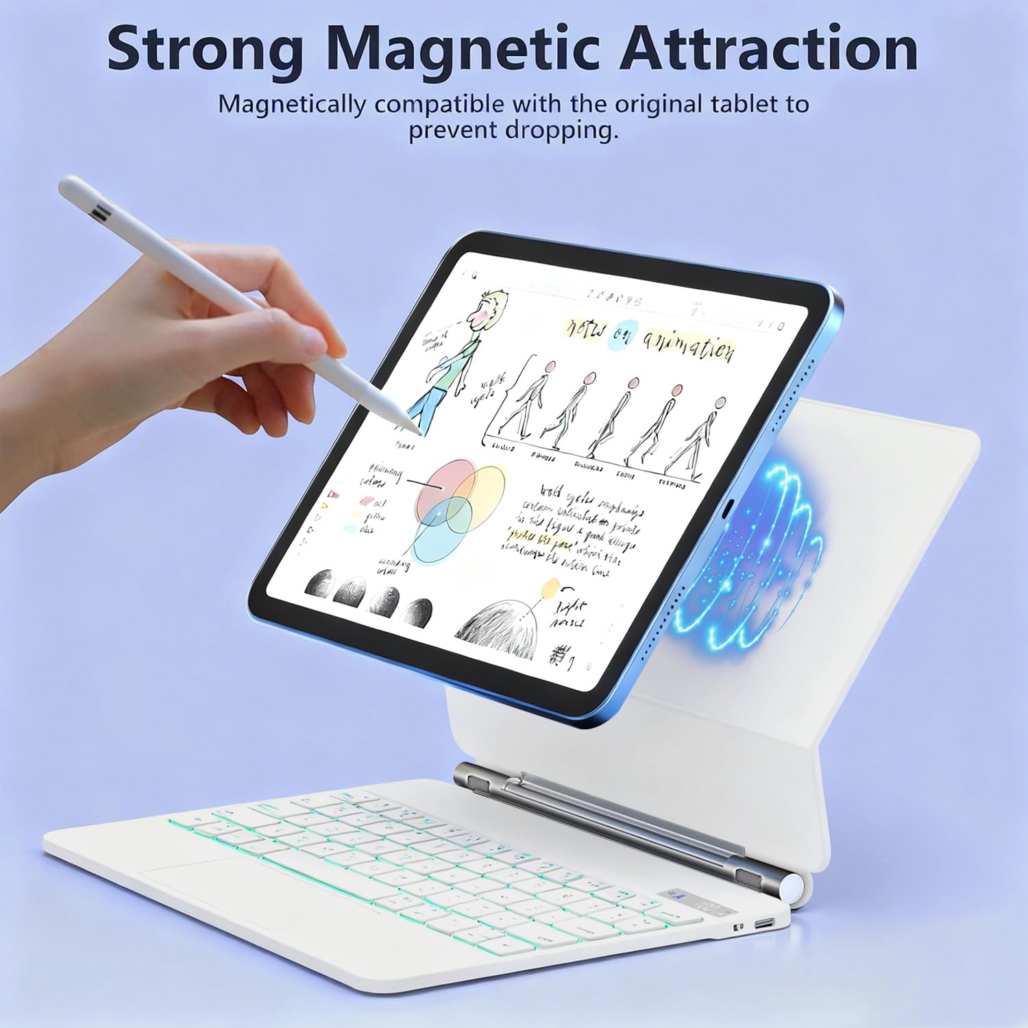 Magic Keyboard for iPad Pro 13 inch M5/M4 (2025/2024), White