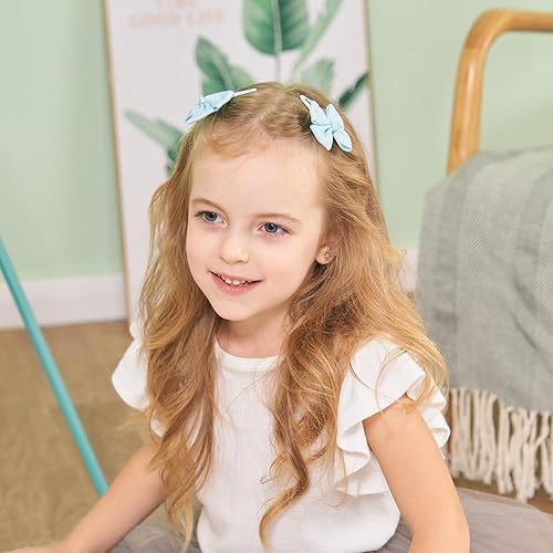 Miniatura 2 de 40 pinzas para el cabello con cinta de grogrén para niñas, accesorios para el cabello de 2 pulgadas para niños y adolescentes