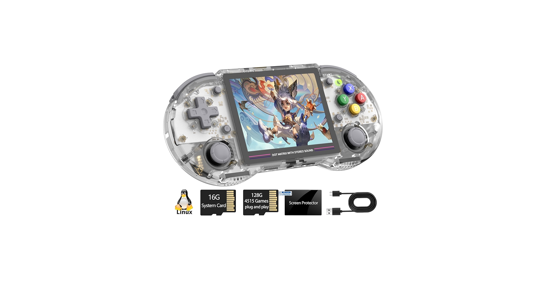 Amazon.com: RG353PS Video Handheld Game Console 3.5'' IPS
