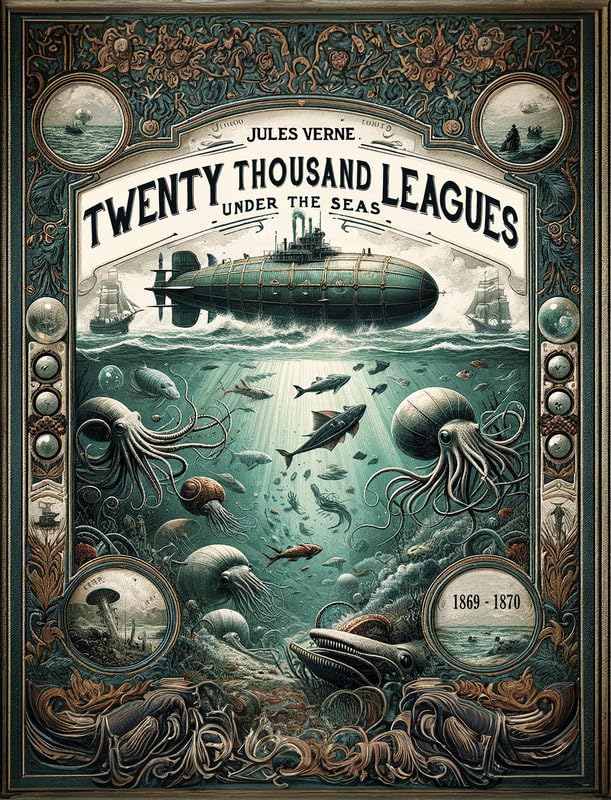 Tableau personnalisé en aluminium Callvin Jules Verne 30x40cm pour décoration murale