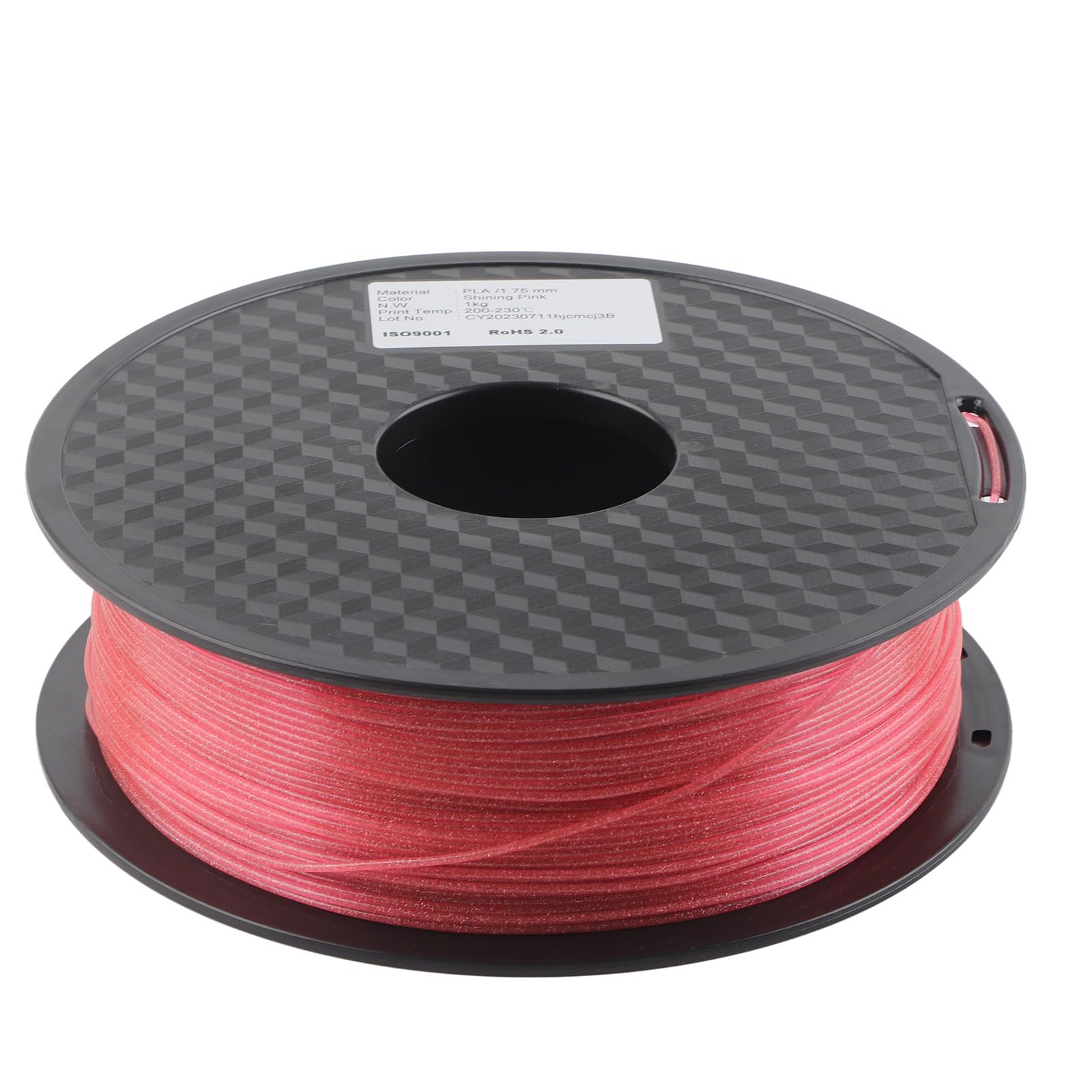 1,75 mm Filament do drukarki 3D Brokatowy różowy PLA Jedwabny materiał eksploatacyjny do drukowania Wysoka wytrzymałość Brak wypaczeń Gładkie podawanie dla entuzjastów i