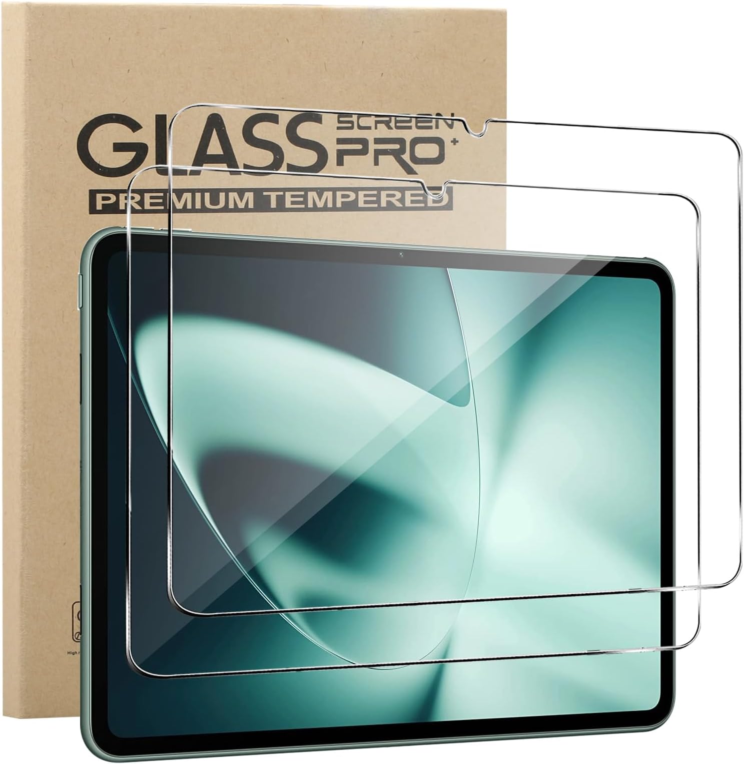 Screen Protector for Oneplus Pad/Oneplus Pad GO 11.61inch, 2 Pack HD Tempered Glass Screen Protector Cover High Hardness Anti-Scratch Anti-Fingerprint Protective Film