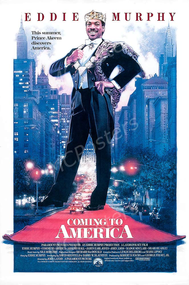 Amazon.com: MCPosters - Coming to America Eddie Murphy Glossy