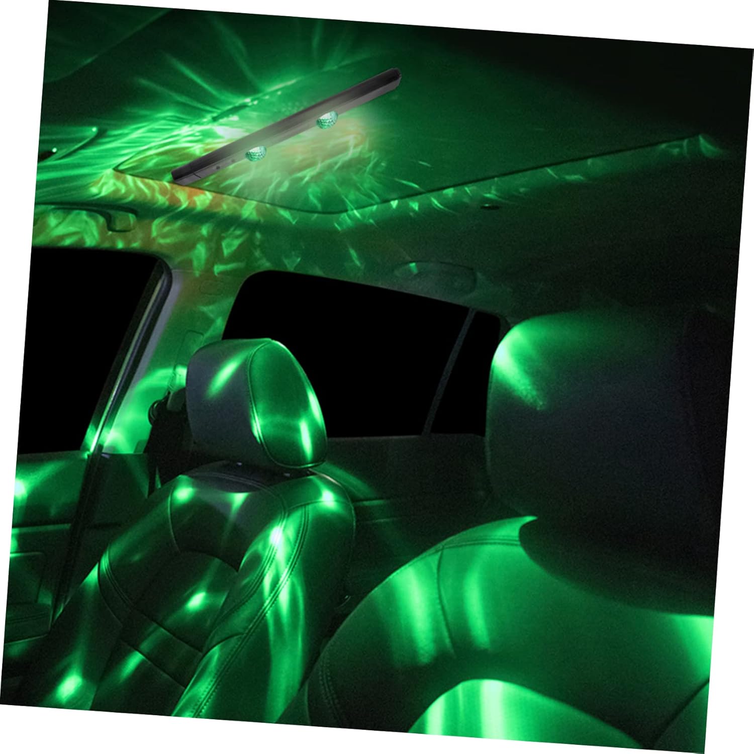 1Set Colorful LED Car Interior Lights USB Rechargeable Atmosphere Lamp Car with Remote Control for Unique Ambiance Musical Rhythm