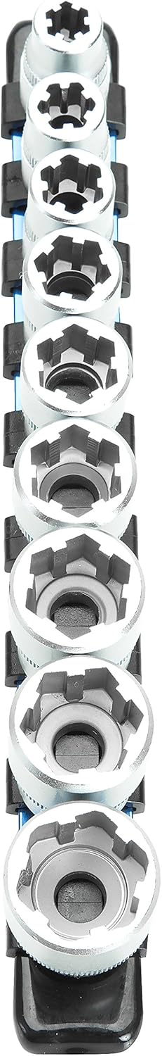 OEMTOOLS 22967 9 Piece Nut Busting Bolt Extractor Socket Set