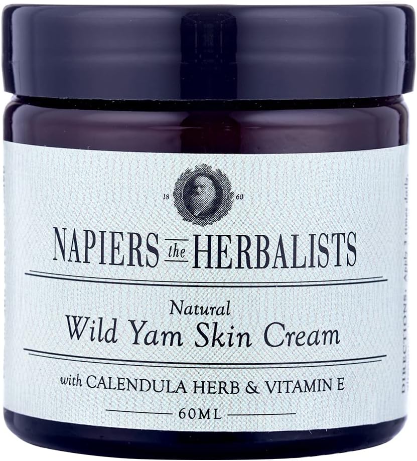 Vegan Wild Yam and Marigold Cream - Natural Relief for Menopause and Perimenopause Symptoms and Dry Skin - 60 ML (Scentless)