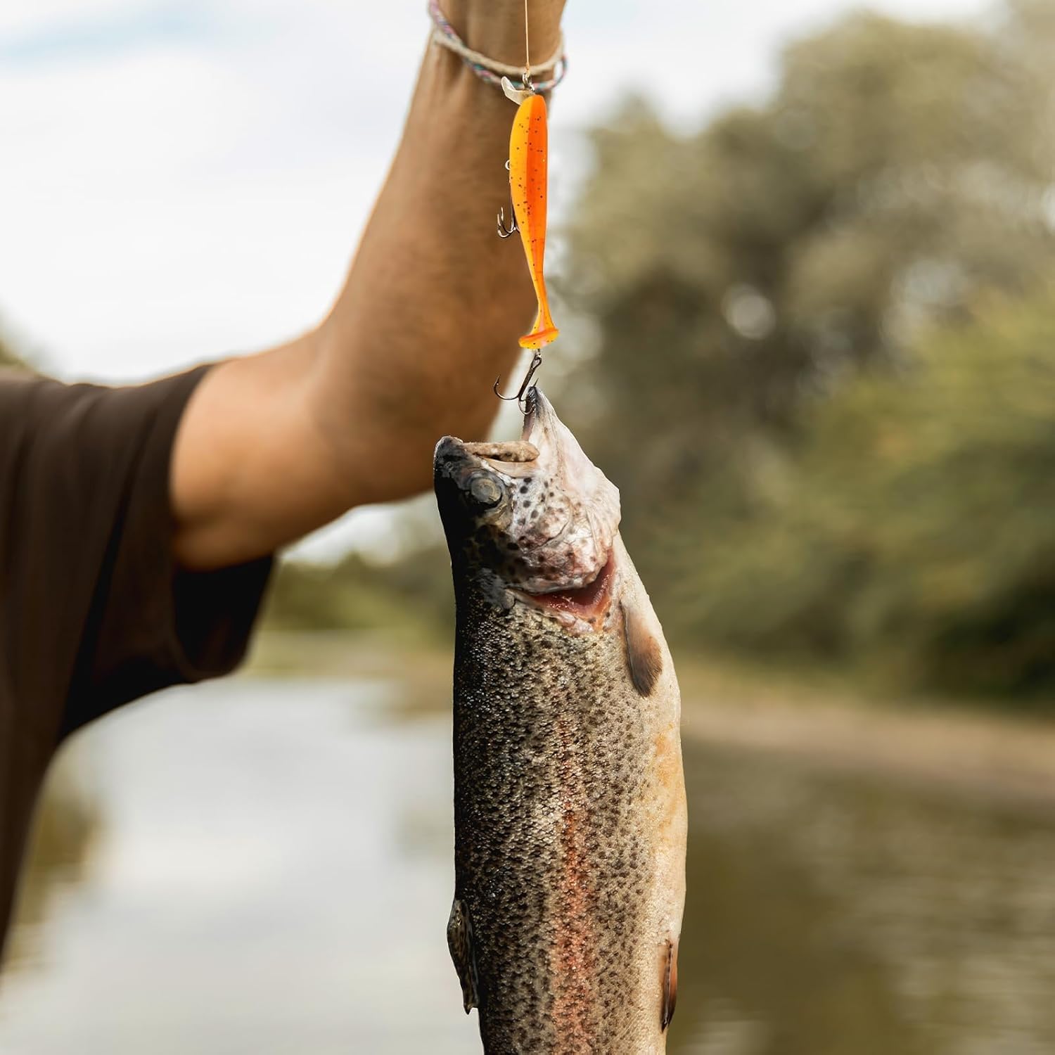 Weiche Kunststoffköder, Paddelschwanz, Schwimmköder, Angelköder, Gleitköder, Paddelschwanz, Schwimmköder, Barsch, Angelköder, vorgerigter Jigkopf, weiche Angelköder, Forelle für Salzwasser, Süßwasser