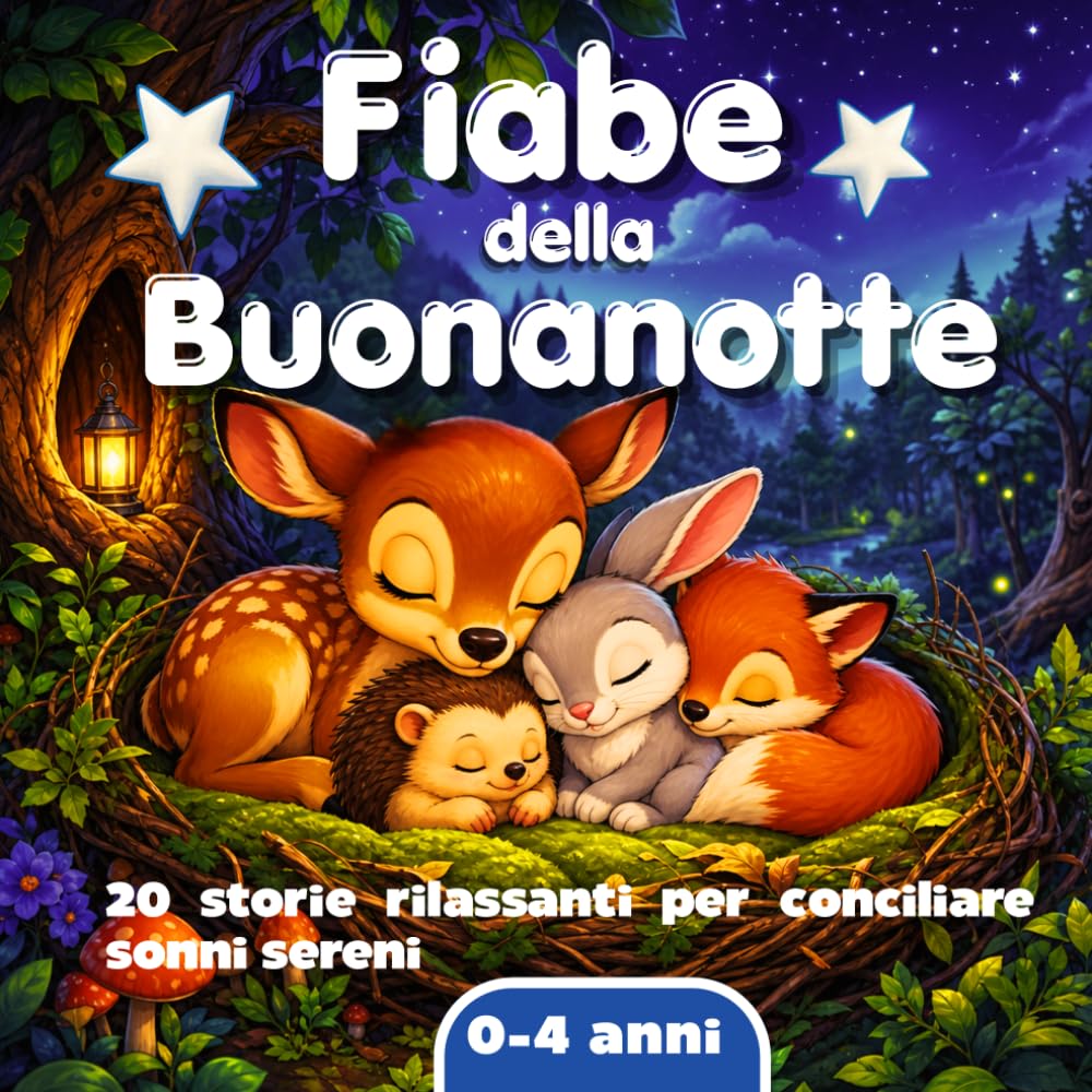 FIABE DELLA BUONANOTTE: 20 storie rilassanti per conciliare sonni sereni