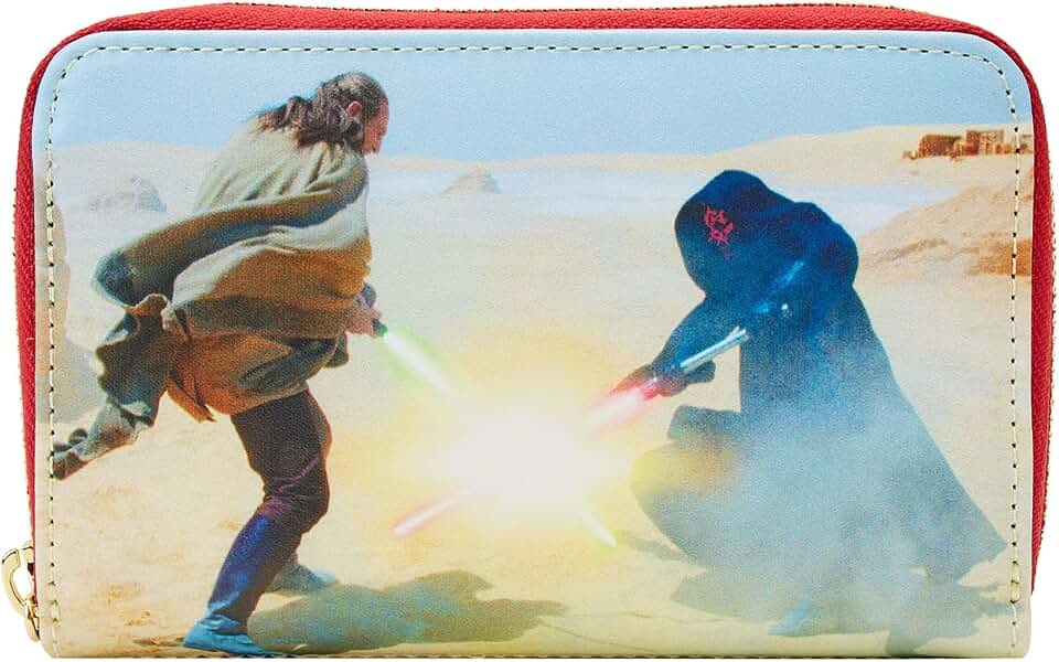 Loungefly Star Wars Scenes Series Phantom Menace Zip Around Wallet
