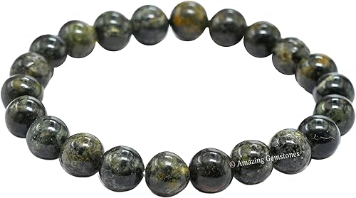 Miniatura 847 de Amazing Gemstone Pulsera de cristal para mujeres y hombres, pulsera de cristal curativo de protección, pulsera elástica con cuentas de piedras