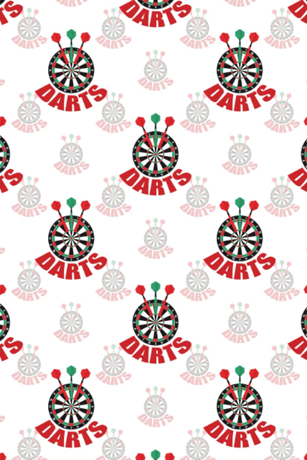 Darts: Journal Notebook Diary - Designer Gift for Darts Lovers - Lined College Ruled Pages