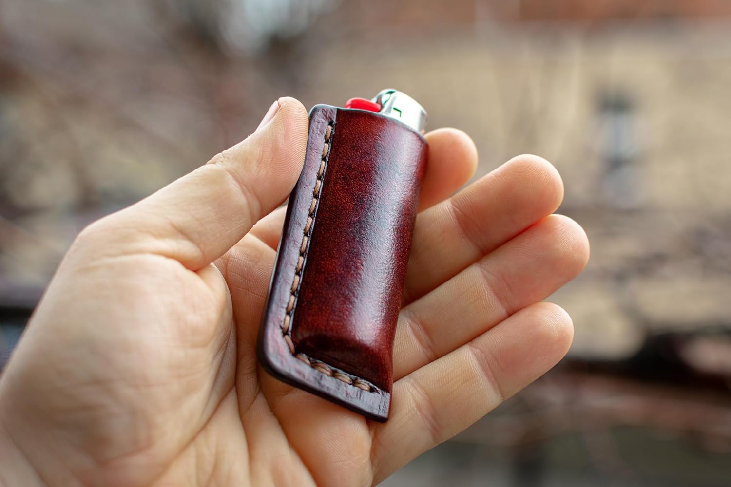 Custom engraved for you - lighter cover made for for BIC, Lighter Sleeve, Leather Lighter, lighter case made for BIC, Lighter Case