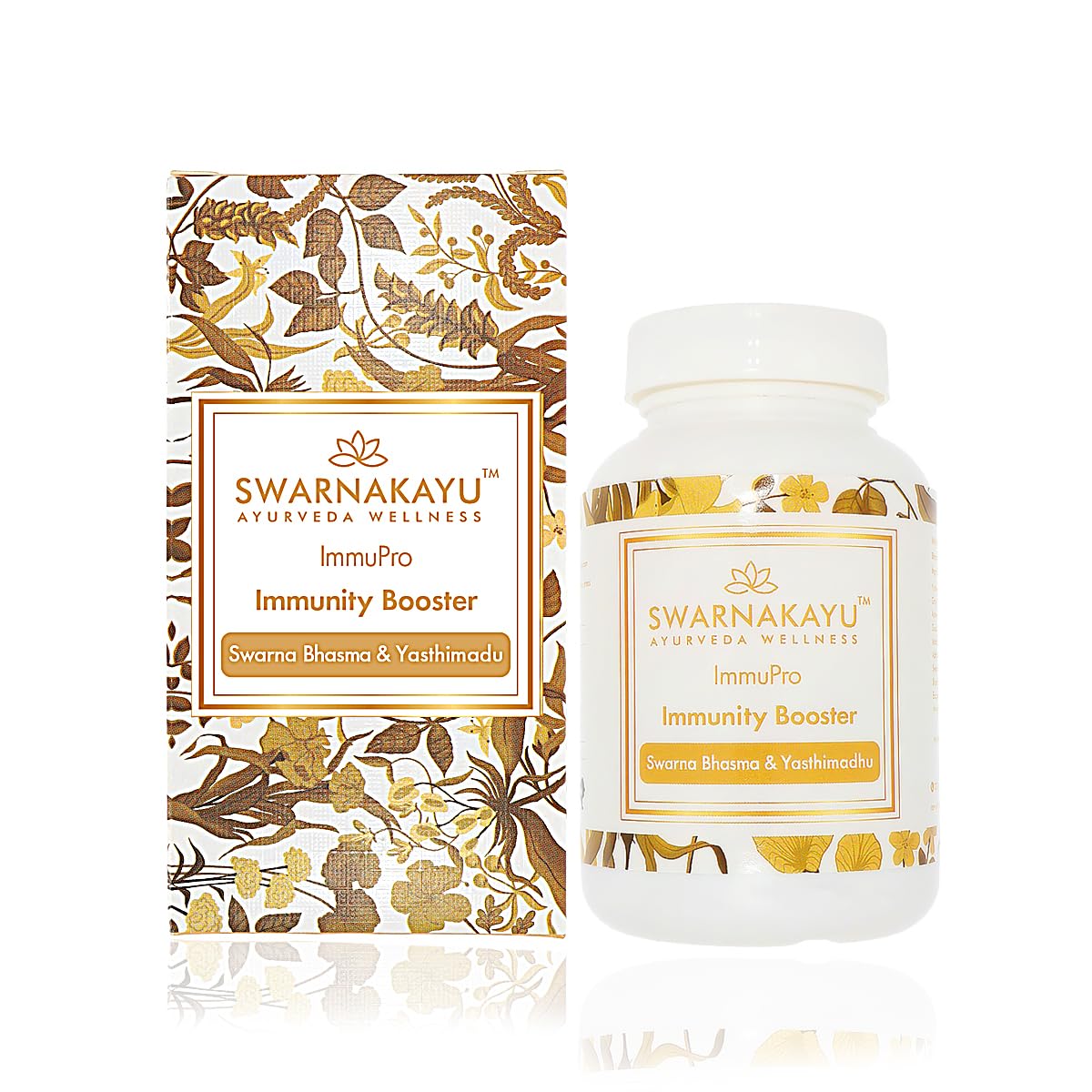 See full amazon price history chart for Swarnakayu 24k Gold Bhasma Immunity Booster, Indias Exclusive Ayurvedic Wellness Product, Helps Boost Bodys Natural Defence Mechanisms, Stamina, Strength, 100% Ayurvedic Ingredients - 30 tablets Swarnakayu 24k Gold Bhasma Immunity Booster, Indias Exclusive Ayurvedic Wellness Product, Helps Boost Bodys Natural Defence Mechanisms, Stamina, Strength, 100% Ayurvedic Ingredients - 30 tablets (B0CKBX7NPK) Amazon Price History, Amazon Price Tracker