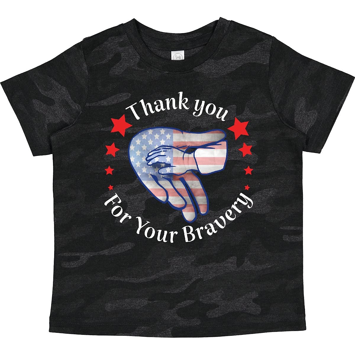 inktastic Hand Hold-Thank You for Your Bravery Toddler T-Shirt