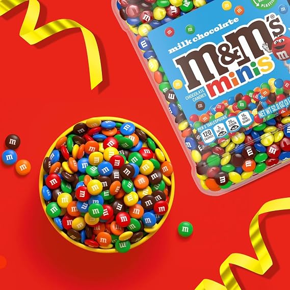 M&M Bulk Chocolate Candy Variety Packs (Bucket)