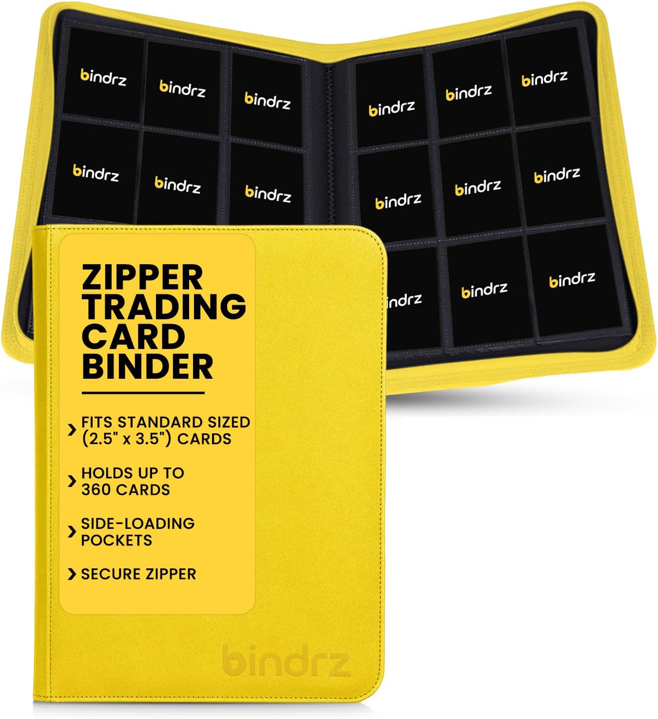 Toploader Binder 9 Pocket Holds 288 Top Loaders for Cards