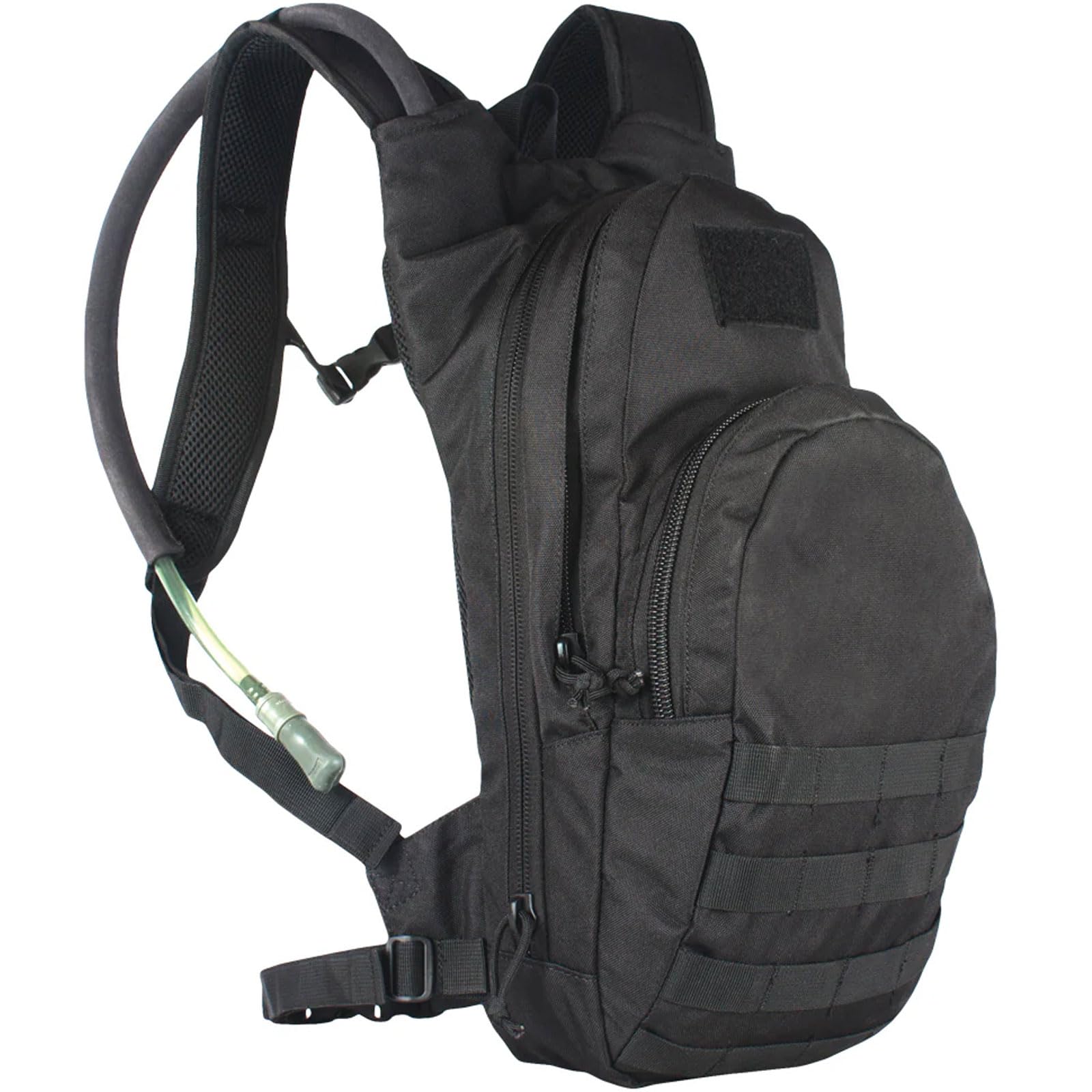 Fox Outdoor Products Compact Modular Hydration Backpack - 11L Tactical Pack with 2.5L Bladder, MOLLE Webbing