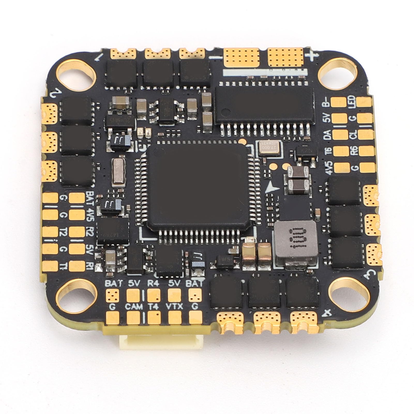 Płyta Sterująca, STM32F722RET6 32-bitowy 4 w 1 ESC, Podwójny żyroskopowy Kontroler Lotu z 42688 żyroskopami, Idealny do Wyścigów Modeli Dronów i Filmowania z Powietrza