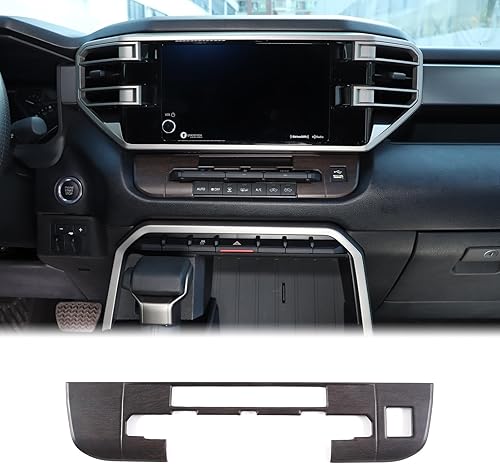 Cubierta de ajuste de control de clima de aire acondicionado para automóvil Toyota TundraSequoia 2022-2024 Control central de camión AC Botón de