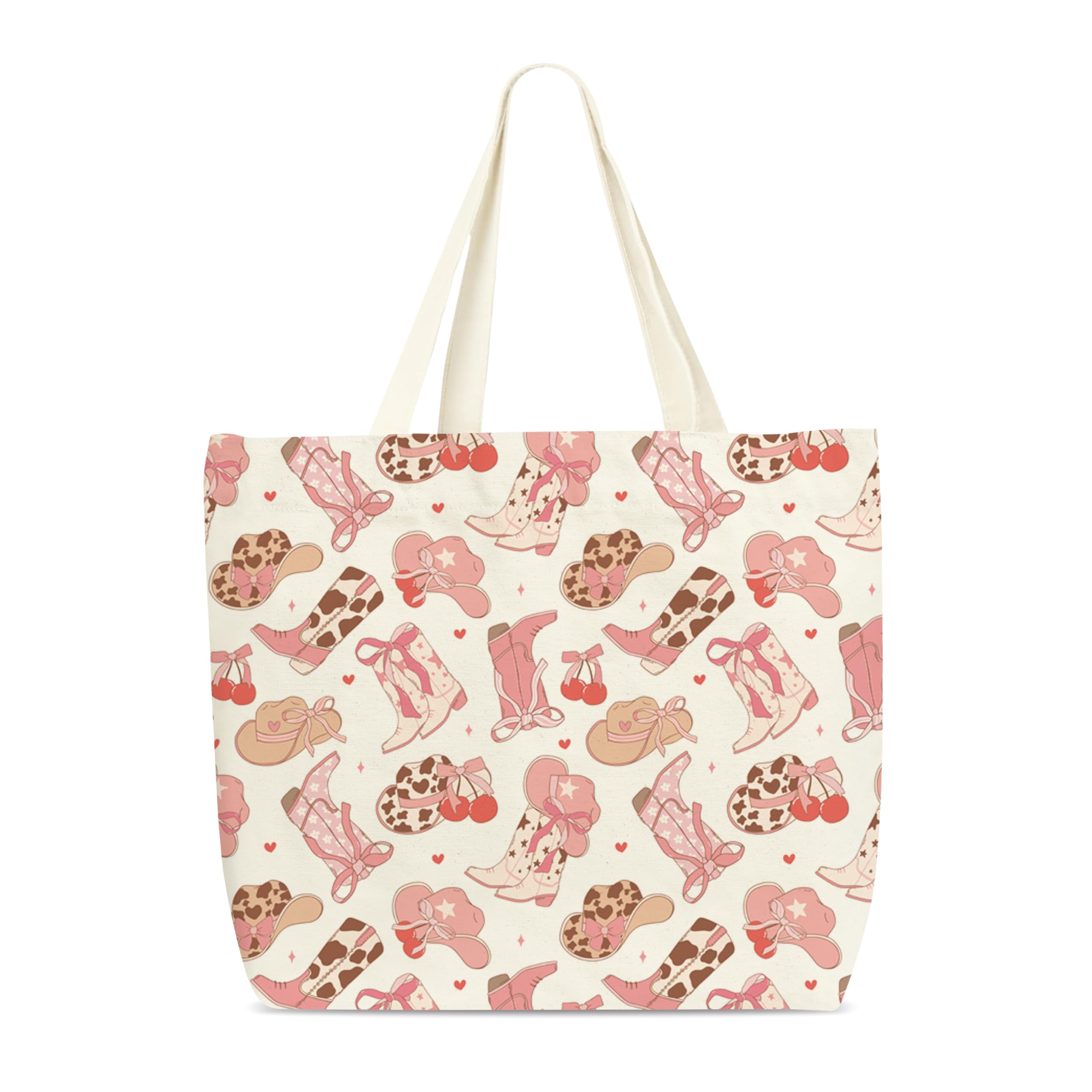 Zcsni Pink Canvas Bag