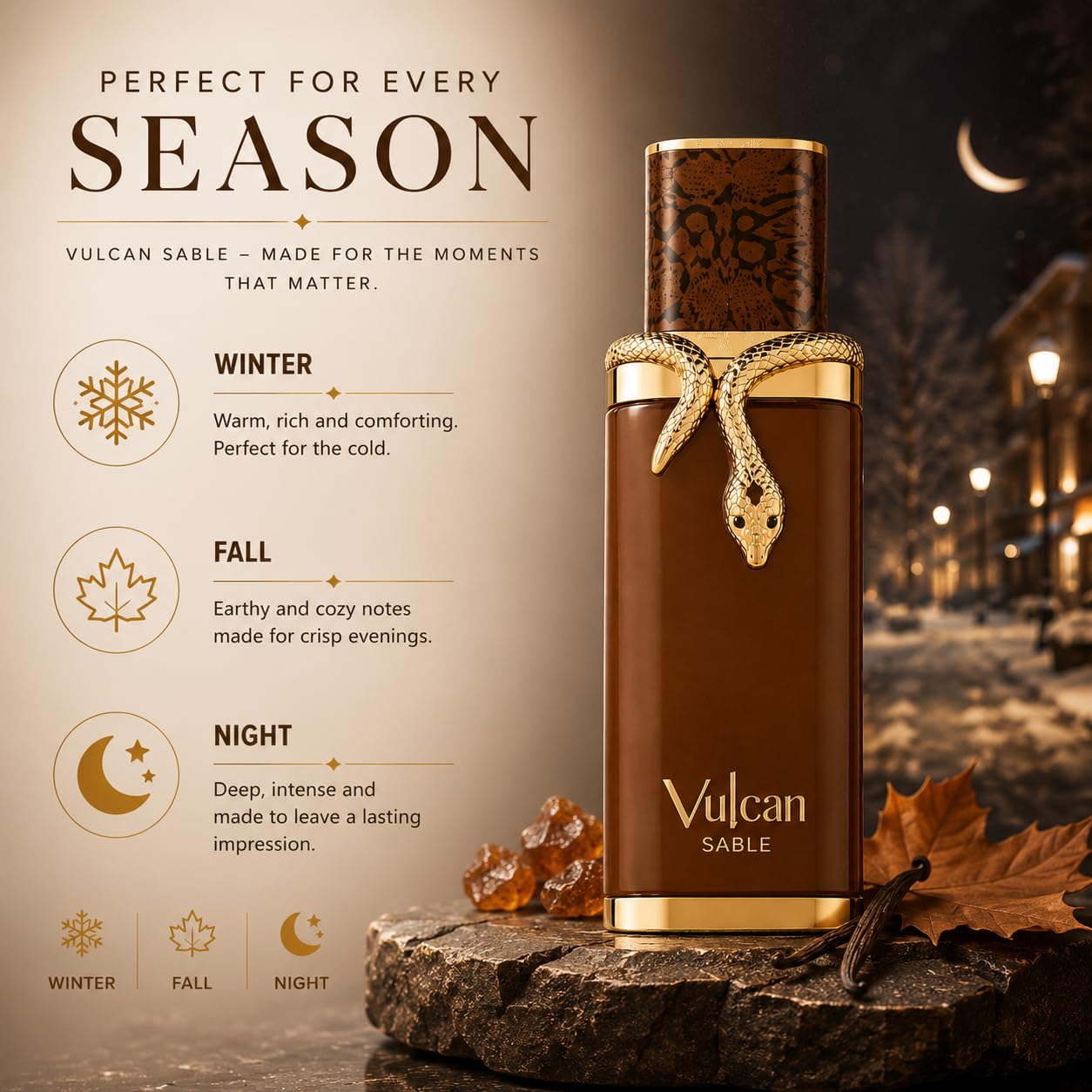 Amazon.com : French Avenue Vulcan Sable EDP 100ml : Beauty