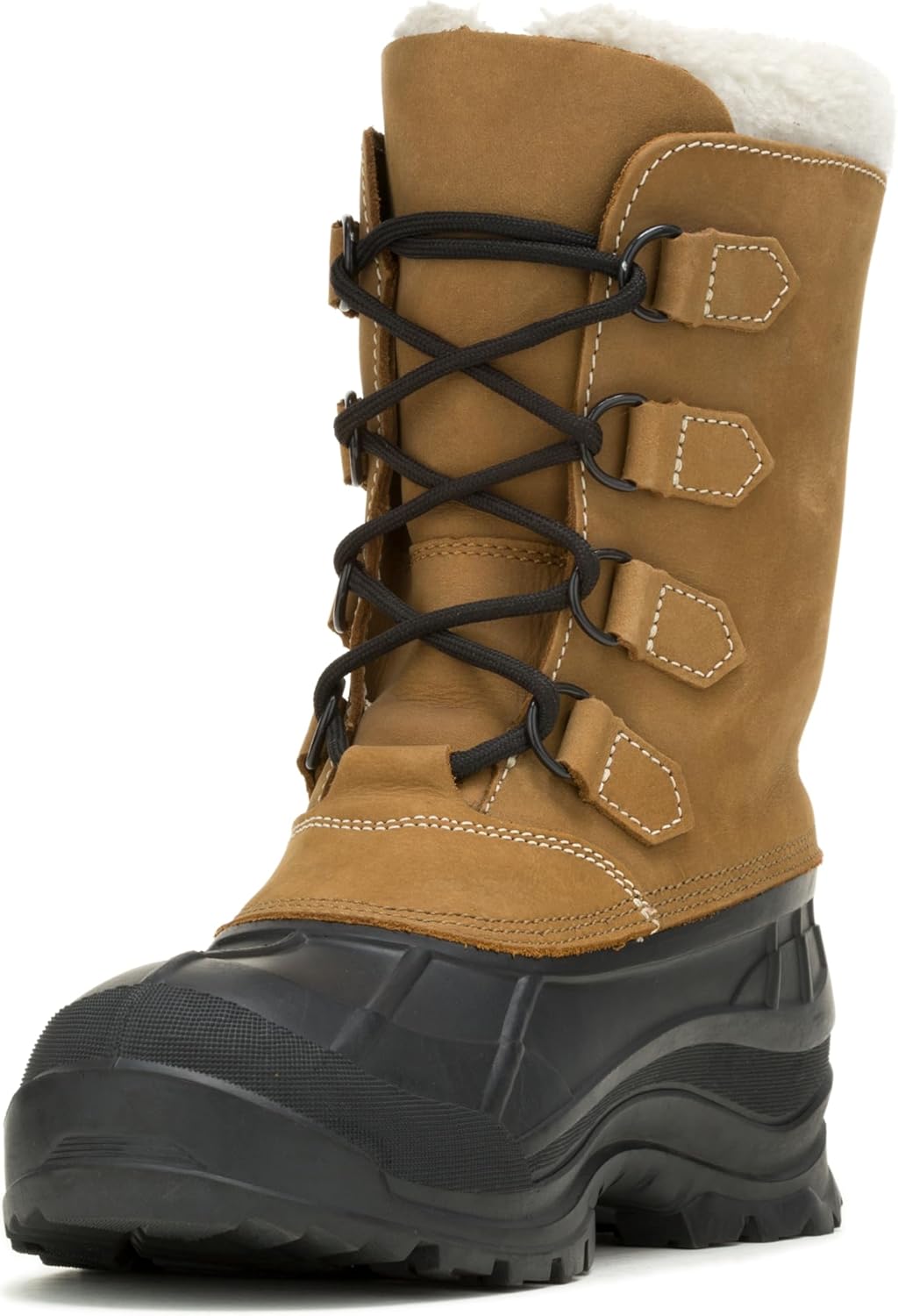 Kamik Men's Alborg Cold Weather Snow Boot, -40°C Comfort rated, Seam Sealed Waterproof, HEAT MX