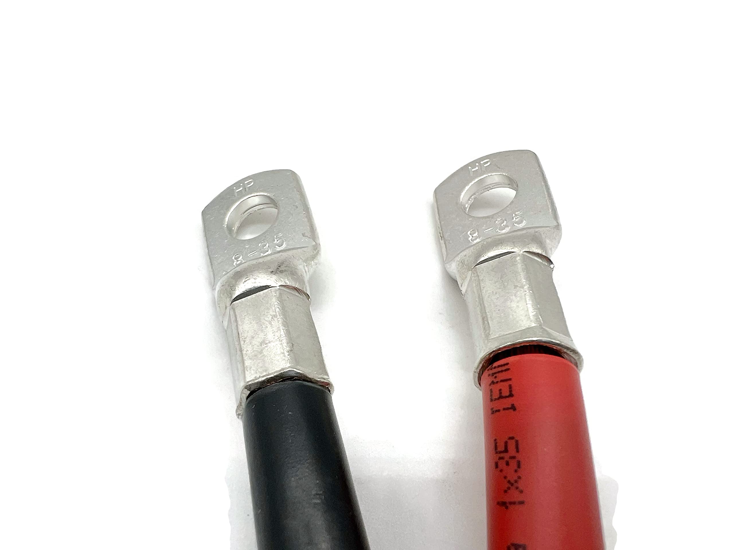 Exoda Set cavo batteria 35mm² 150cm capocorda M8 rosso nero per auto barche moto fino a 1882W rame di alta qualità facile installazione ottima fornitura energia