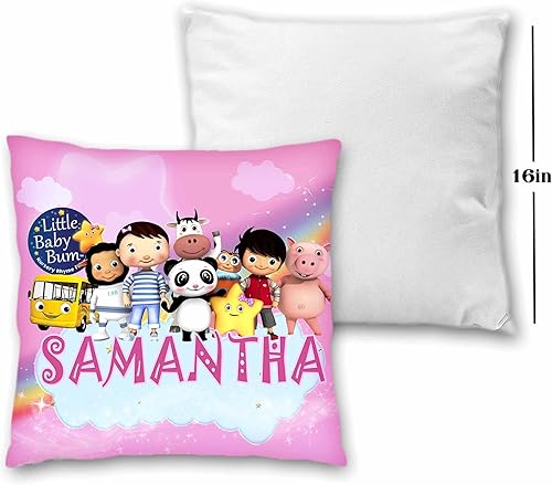 Miniatura 2 de Little Baby Pillow with Name - 16in insert included