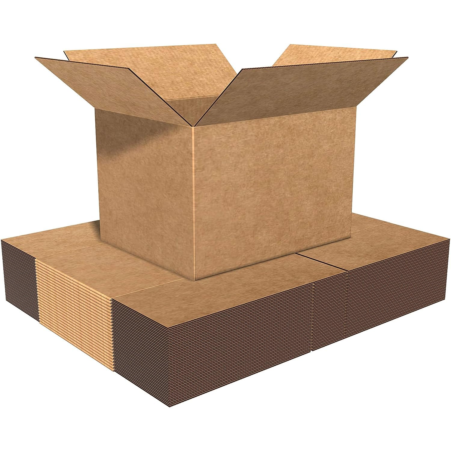 Strong Double Walled (41x33x33 cms) 5 PLY Corrugated Cardboard Boxes, Half Dozen Value Pack - 6 Count| Shipping, Packaging, Moving, Storage Box for Business, Strong Wholesale Bulk Boxes.