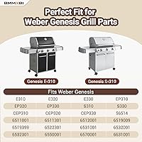 Vista 3 de Kit de encendido electrónico 1836-13 7629 para parrillas de gas Weber Genesis 300 E-310 E-320 E-330 S-310 S-330 (modelos 2011-2016 años), repuesto