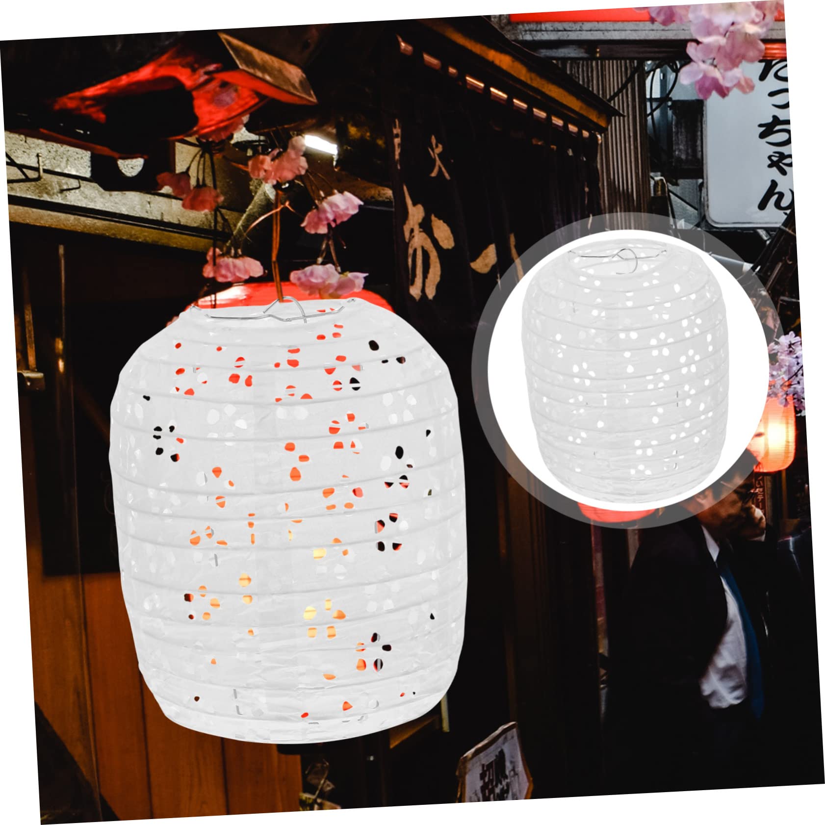 Alipis 20pezzi Pz Di Lanterna Di Carta Decorativa Filo Sottile Lanterna Da Appendere Per Feste e Matrimoni Elegante e Pieghevole Perfetta Per Decorazioni Natalizie e Capodanno